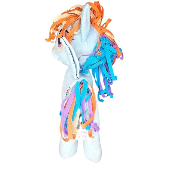 My Little Pony Blue Dash Rainbow Pony Plush Blue Stuffed Animal Plushie 12" - Picture 7 of 9